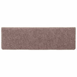 Stair Mats Self-adhesive 15 pcs 65x21x4 cm Light Brown Rectangular Edge 134561