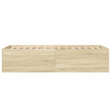 Bed Frame without Mattress Sonoma Oak 90x200 cm 3280967