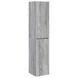 Bathroom Furniture Set 5 pcs Grey Sonoma 33 x 34.5 x 160 cm 3406009