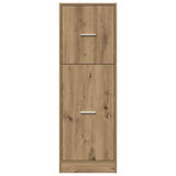 Apothecary Cabinet Artisian Oak 40x41x118 cm Engineered Wood 855204