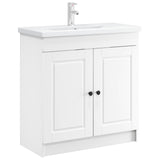 Bathroom under Sink Cabinet White 78.5 x 37.5 x 81 cm 890074