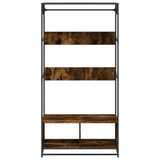 Wardrobe Smoked Oak 90x50x180 cm Engineered Wood 849296