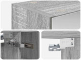 Bathroom Mirror Cabinet Grey Sonoma 60 x 14.5 x 70 cm 889188