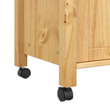 Kitchen Trolley MONZA 84x40x88.5 cm Solid Wood Pine 376106