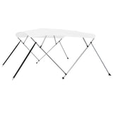 4 Bow Bimini Top White 243x210x137 cm 92369