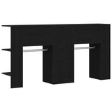 Hallway Cabinet Wall-mounted 2 pcs Black Oak 97.5 x 37 x 99 cm 3333155
