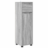 Bathroom Cabinet Grey Sonoma 30.5 x 30 x 101 cm Engineered Wood 888743