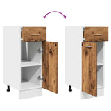 Drawer Bottom Cabinet Lyon Old Wood 30x46x81.5 cm Engineered Wood 856080