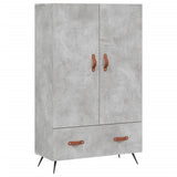 Highboard Concrete Grey 69.5x31x115 cm Engineered Wood 828208