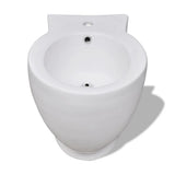 White Ceramic Toilet & Bidet Set 270566