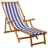 Folding Sun Lounger 3 Position Solid Eucalyptus Wood 42024924