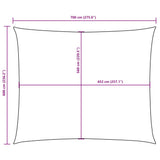 Sunshade Sail Oxford Fabric Rectangular 6x7 m Anthracite 135112