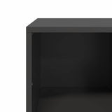 ZNTS Coffee Table Black 101.5x50x43.5 cm Cold-rolled Steel 851274