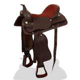 Western Horse Saddle Brown Genuine leather 17 inches 91349