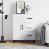 Sideboard High Gloss White 69.5x34x90 cm Engineered Wood 830286