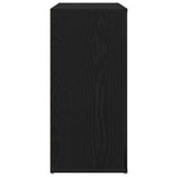 Sideboard Black Oak 80 x 33 x 70 cm Engineered Wood 862800