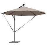Umbrella Taupe 294 x 294 x 248 cm Polyester and Aluminium 42003386