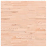 Table Top 80x80x1.5 cm Square Solid Wood Beech 355952