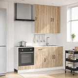 Kitchen Unit LUCCA 5 pcs Sonoma Oak Engineered Wood 3438267