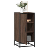 Sideboard Brown Oak 35,5x35x76 cm Engineered Wood and Metal 848943