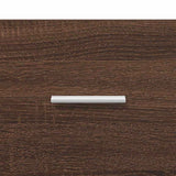 Bathroom Cabinet Set TULUM Brown Oak 37 x 31.5 x 82 cm 880348
