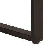Coffee Table 100x54x40 cm Solid Wood Mango and Iron 356246