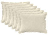 Cushion with Pillow HOUTEN 6 pcs Cream Microfiber Fleece 934793