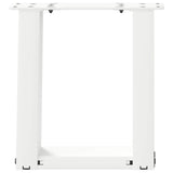 ZNTS Coffee Table Legs U-Shaped 2 pcs White 30x cm Steel 4012737