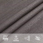 ZNTS Sunshade Sail 160 g/m² Anthracite 5x7x7 m HDPE 311099