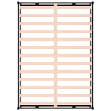 Bed Frame without Mattress Black 160x200 cm Solid Wood 820810