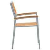 Stacking Chair 8 pcs Brown 56 x 57 x 87 cm Solid Acacia Wood 3284396