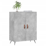 Sideboard Concrete Grey 69.5x34x90 cm Engineered Wood 827696