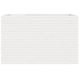 Garden Planter White 110x60x68.5 cm Solid Wood Pine 3282505