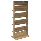 Magazine Rack Artisan Oak 70 x 41 x 156 cm Engineered Wood 899526