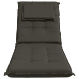 Sunlounger Cushion GEMERT 100% Polyester Anthracite 947494