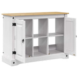 Aquarium Stand CORONA White and Brown 101.5 x 37 x 73 cm 300 kg 42034036