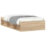 Bed Frame without Mattress Sonoma Oak 90x200 cm 3203826
