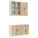 Kitchen Unit KALMAR 4 pcs Sonoma Oak Engineered Wood 3438307
