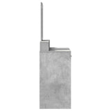 Dressing Table Concrete Grey 100 x 41 x 140 cm Engineered Wood 865148