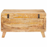 Storage Box with Storage 70 x 35 x 40 cm Solid mango wood 4104571