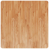 Square Table Top Light Brown 80x80x4cm Treated Solid Wood Oak 343062
