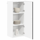 Wall Cabinet LUCCA Black 40 x 31 x 100 cm Engineered Wood 885116