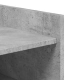 Shoe Cabinet Concrete Grey 74.5x37.5x100 cm Engineered Wood 848433
