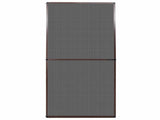 Hinged Insect Screen Manual Brown and Black 100 x 215 cm 42047048