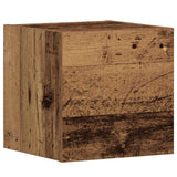 Wall Mounted TV cabinets 3 pcs Old Wood Engineered Wood 3328961