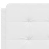 Bed Frame without Mattress "Zadar" White 120x200 cm Faux Leather 3208171
