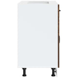 Kitchen Base Cabinet Lucca Smoked Oak Engineered Wood 853742