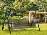 Steel Frame Multi-Swing Seat Frame - Black T3398P325323