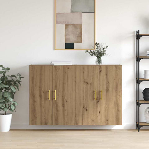 Wall Mounted Cabinets 2 pcs Artisan oak 69.5 x 34 x 90 cm 3394513