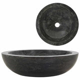 142774 Sink 40x12 cm Marble Black